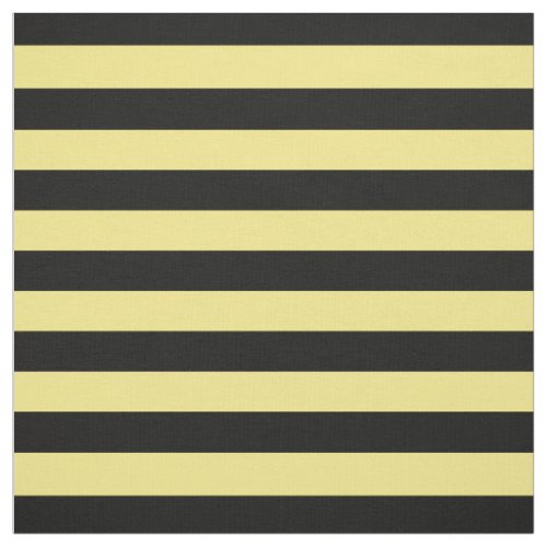 Halloween Black Yellow Stripes Pattern Bumble Bee Fabric