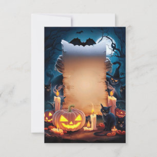Halloween Blank Invitation Card #21