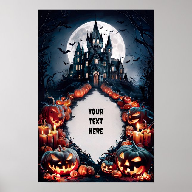 Halloween Blank Invitation Poster #10 (Front)