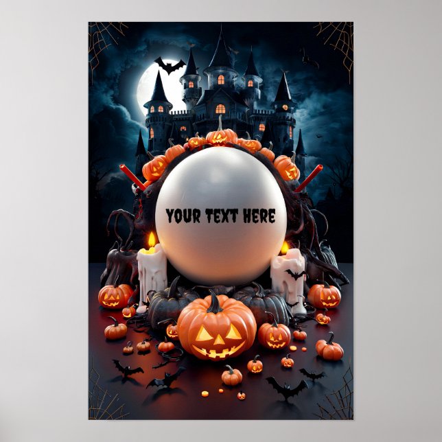 Halloween Blank Invitation Poster #5 (Front)