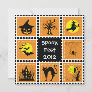 Halloween Block Party Invitation