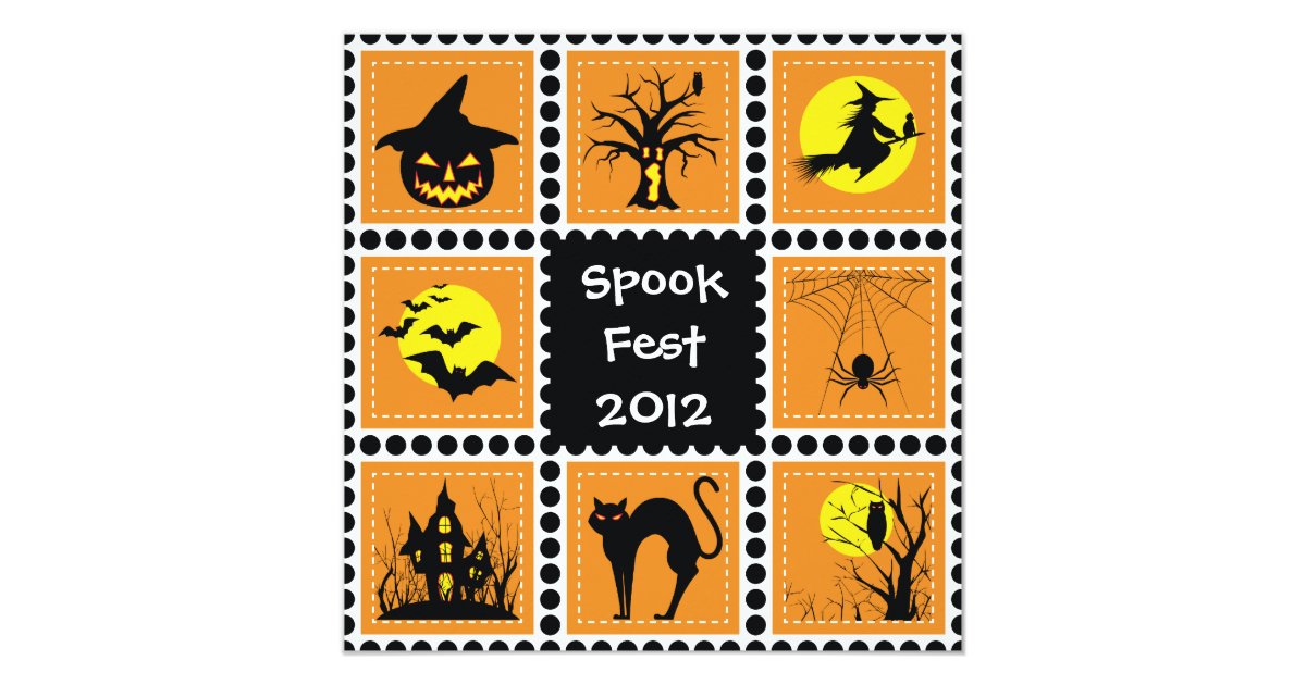 Halloween Block Party Invitation | Zazzle.com