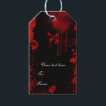 Halloween Blood Splatters Costume Party Gothic Gift Tags<br><div class="desc">Halloween Blood Splatters Costume Party Gothic Gift Tags. Customize however you want.</div>