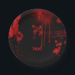 Halloween Blood Splatters Costume Party Paper Plates<br><div class="desc">Halloween Blood Splatters Costume Party Plates. Matching items available.</div>