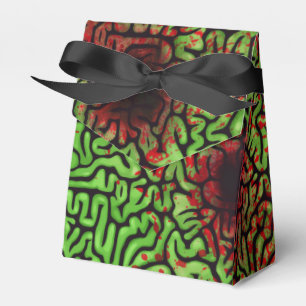 Halloween Bloody Green Brains Favor Boxes