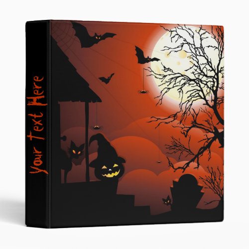 Halloween Bloody Moonlight Nightmare Binder