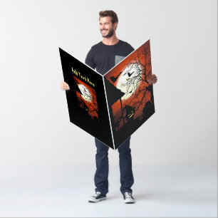 Halloween Bloody Moonlight Nightmare Card