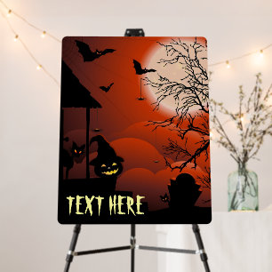 Halloween Bloody Moonlight Nightmare Foam Board
