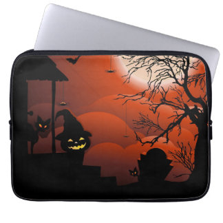 Halloween Bloody Moonlight Nightmare Laptop Sleeve