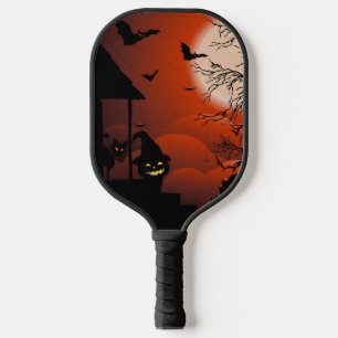 Halloween Bloody Moonlight Nightmare Pickleball Paddle