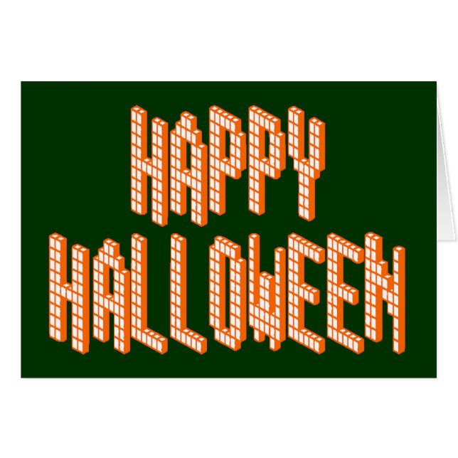 Halloween Blox Text Cards (Front Horizontal)