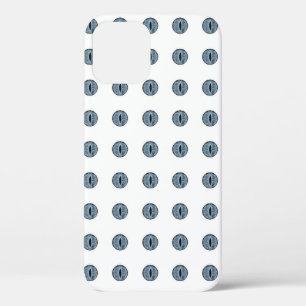 Halloween Blue Polka Dot Eyes iPhone 12 Pro Case