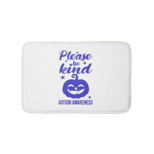 Halloween Bodybuilder Gym Fitness - Ghost Workout  Bath Mat