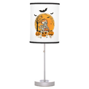 Halloween BonePumpkin Table Lamp