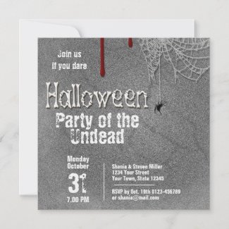 Halloween Bones Party of the Undead Gravestone 