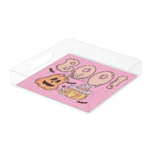 Halloween Boo Acrylic Tray