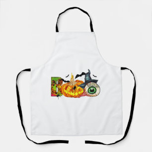 Halloween Boo Apron