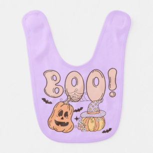 Halloween Boo Baby Bib