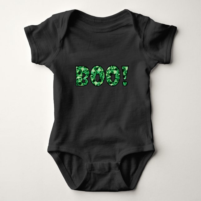 Halloween Boo! Baby Bodysuit (Front)