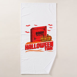 Halloween Boo Bath Towel