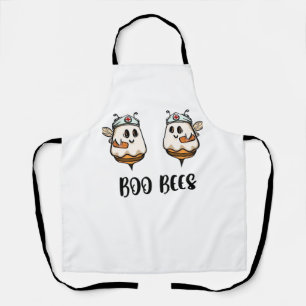 Halloween Boo Bees Nurse Classic T-Shirt Apron