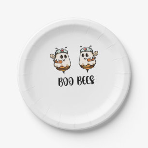 Halloween Boo Bees Nurse Classic T-Shirt Paper Plates