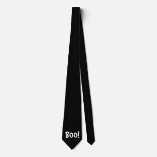 HALLOWEEN BOO BLACK TIE