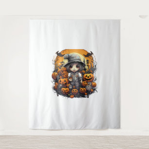 Halloween Boo Boo Crew Ghost ER Nurse Exploration Tapestry