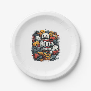 Halloween Boo Boo Crew Nurse Spooky Festival Paper Plates