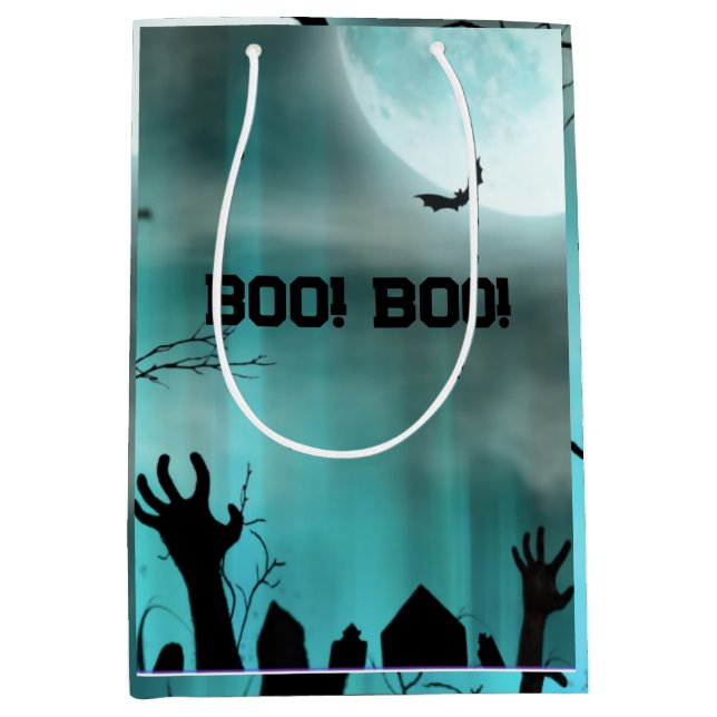 Halloween Boo Boo Medium Gift Bag (Front)