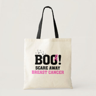 Halloween BOO Breast Cancer Trick or Treat  Tote Bag