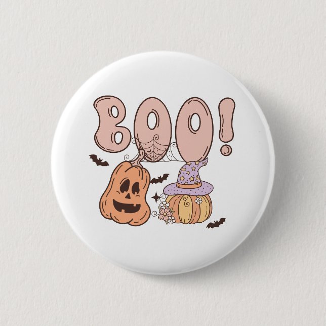 Halloween Boo Button (Front)