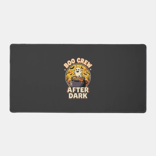 Halloween Boo Crew Badge Desk Mat