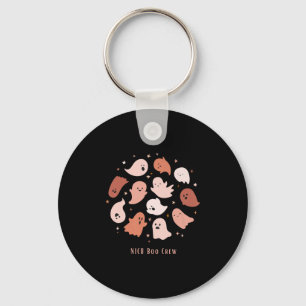 Halloween Boo Crew Cute Ghosts Nicu Nurse Premium Keychain