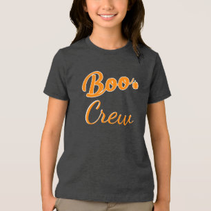 Halloween Boo Crew Family Matching Costume Tri-Blend Shirt
