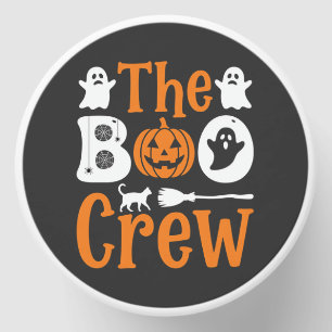 Halloween Boo Crew Ghost Pumpkin Cat Design Mini Candle Favors