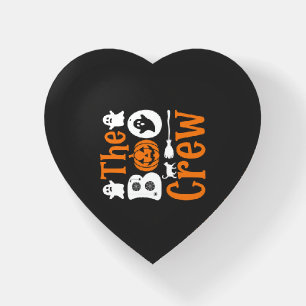 Halloween Boo Crew Ghost Pumpkin Cat Design Paperweight