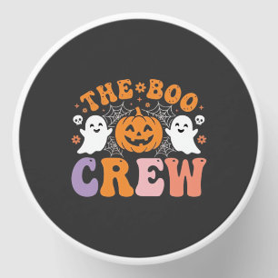Halloween Boo Crew Ghost Pumpkin Design_1 Mini Candle Favors
