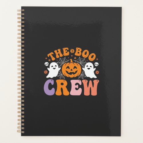 Halloween Boo Crew Ghost Pumpkin Design_1 Planner