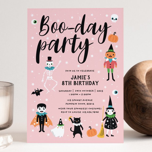 Halloween Boo-day Party Invitation (Creator Uploaded)
