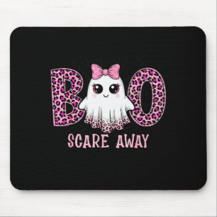 Halloween Boo E Away Breast Cancer Awareness Cute Mouse Pad