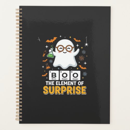 Halloween Boo Element of Surprise Ghost Design_1 Planner