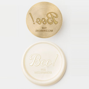 Halloween Boo Family Monogram Custom Wax Seal Stamp