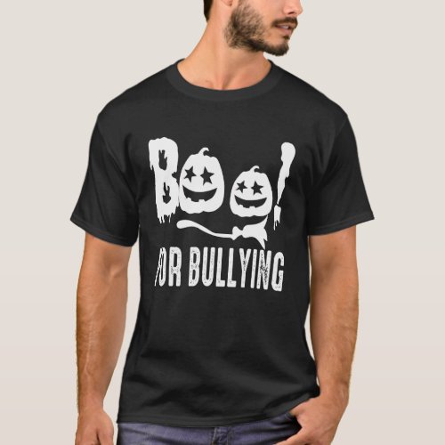 Halloween Boo For Bullying Stop Bullying Unity Day T_Shirt