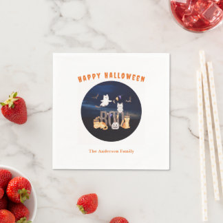 Halloween BOO from spooky Characters personalized Napkins
