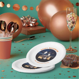 Halloween BOO from Spooky Characters personalized Paper Plates