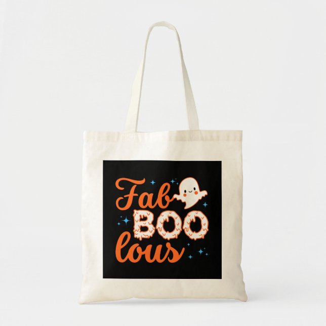 Halloween Boo Funny Tote Bag (Front)