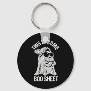 Halloween Boo Ghost Costume This is Some Boo Shee Keychain