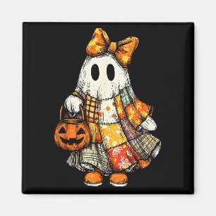 Halloween Boo Ghost Patchwork Quilter Quilting Sew Magnet