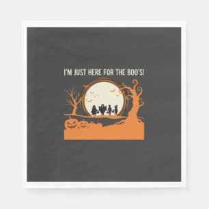 Halloween Boo Ghost Silhouette Napkins